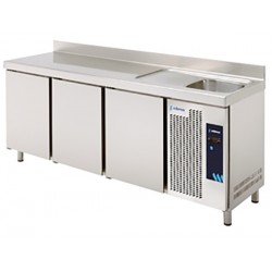 MPGF-180 HC - Mesa refrigerada gastronorm con fregadero 3...
