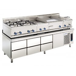 MPGB-225 HC 7C - Mesa refrigerada gastronorm altura 600mm...
