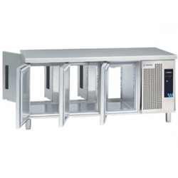 MPGC-225 HC - Mesa refrigerada gastronorm 4 puertas pasantes