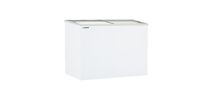 Congeladores horizontales puerta cristal