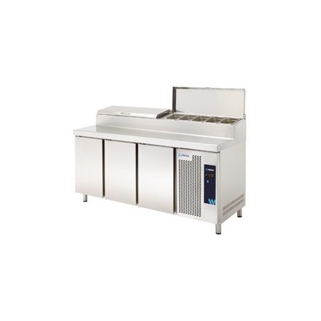 Gastronorm Serie GN 1/1 preparación de ensaladas y pizzas